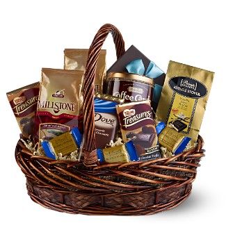 Chocolate and Coffee Gift Basket - Sweet Lilys Flowers